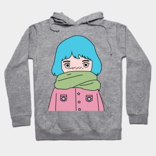 anime artwork anime girl Hoodie